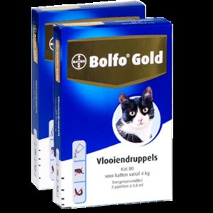 Bolfo Gold 80 kat (>4 kg) - 2 pip