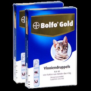 Bolfo Gold 40 kat (<4 kg) - 2 pip