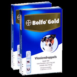 Bolfo Gold 100 hond (4 - 10 kg) - 2 pip