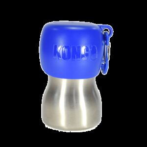 KONG H2O 255 ml rvs waterfles blauw