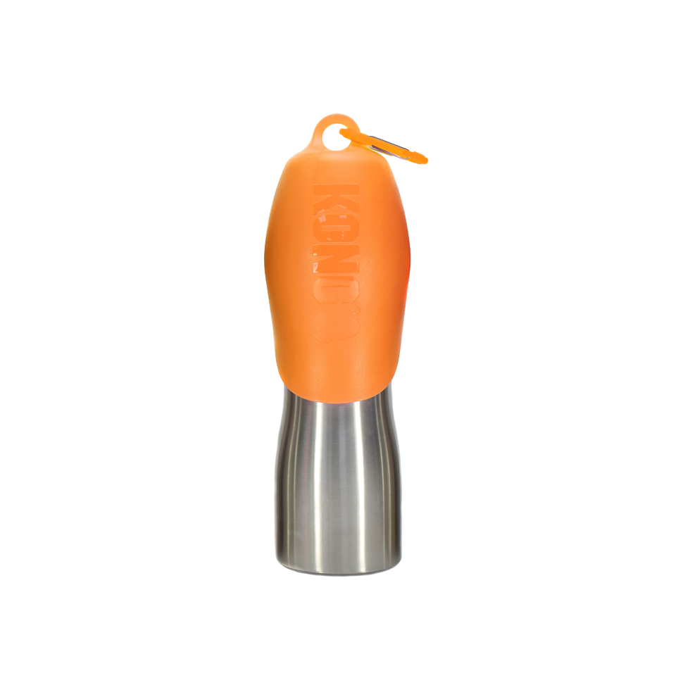 KONG H2O 700 ml rvs waterfles oranje