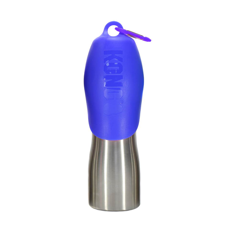 KONG H2O 700 ml rvs waterfles blauw