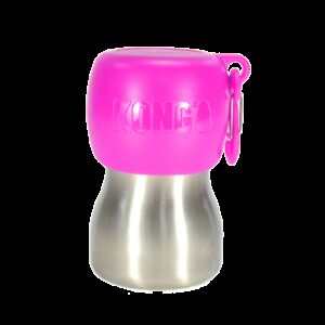 KONG H2O 255 ml rvs waterfles roze