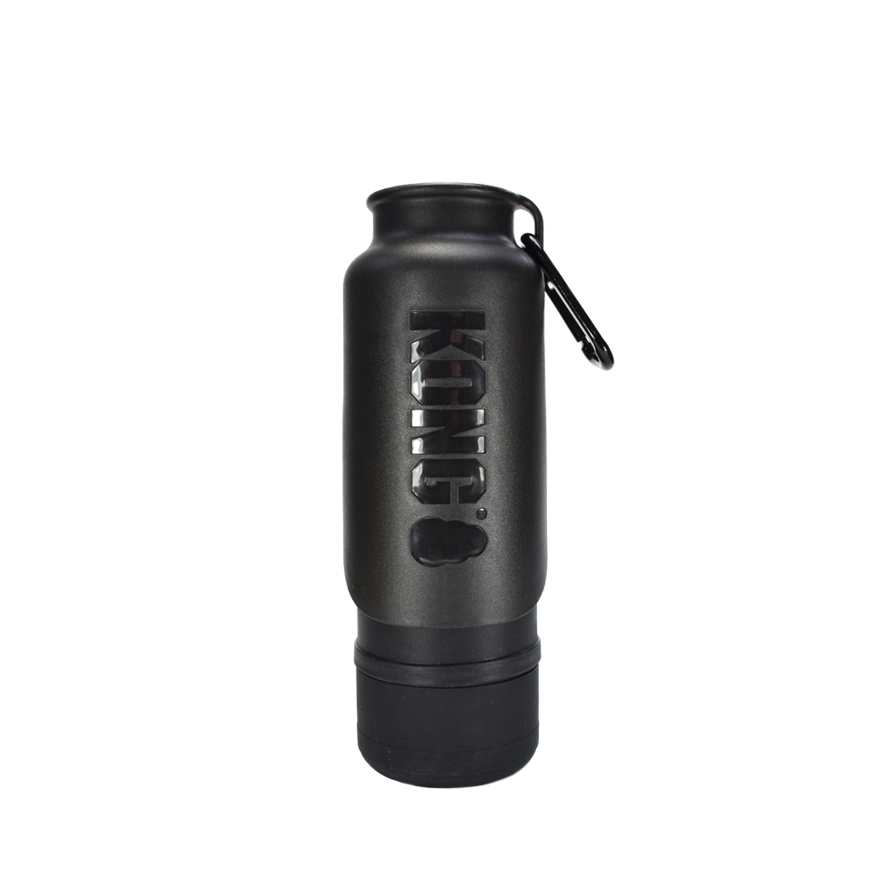 KONG H2O 700 ml geïsoleerde waterfles zwart