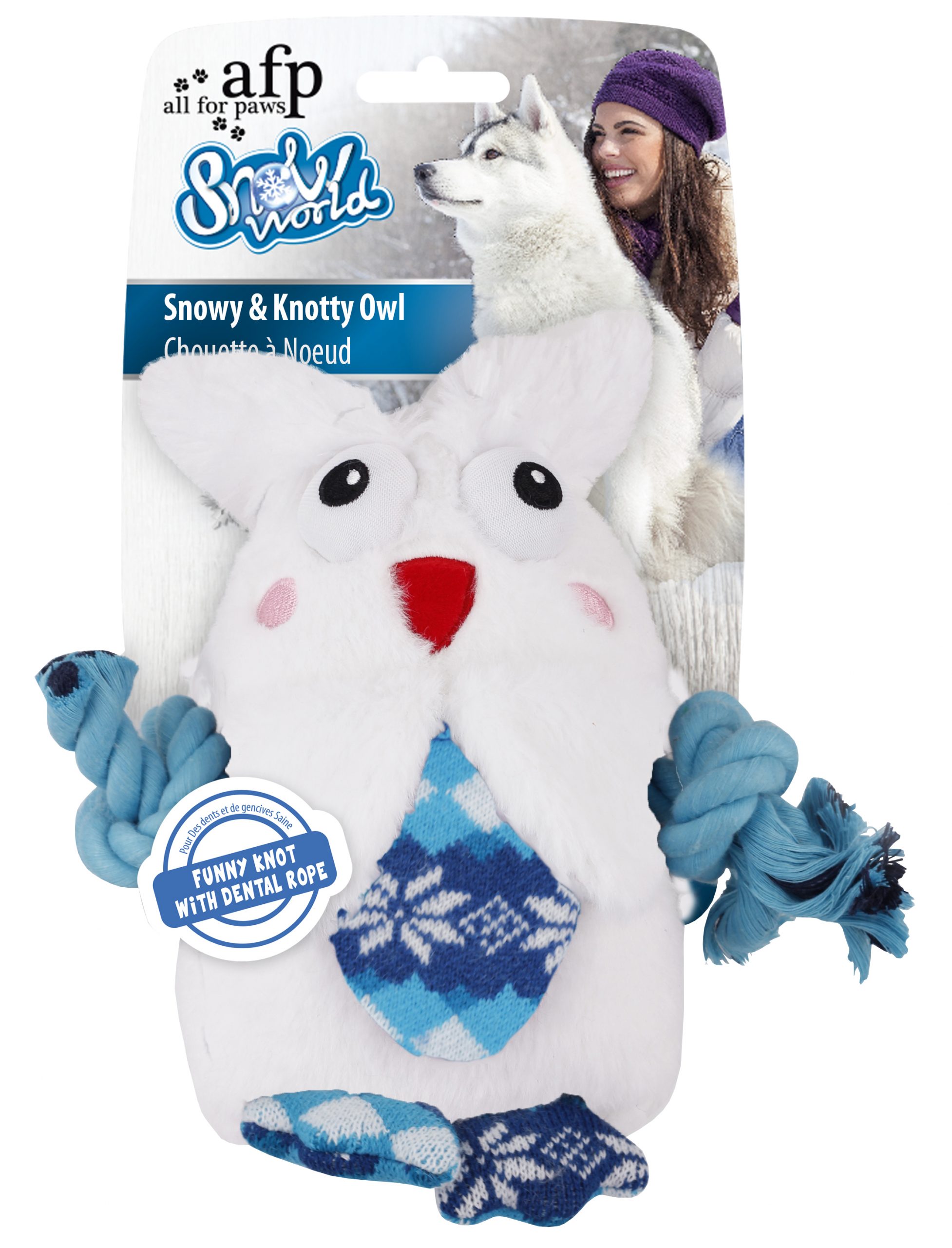 AFP Snowy & Knotty Owl (23x23x9cm) - Afbeelding 2