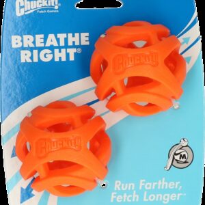 Chuckit Breathe Right Fetch Ball Medium 2 pk