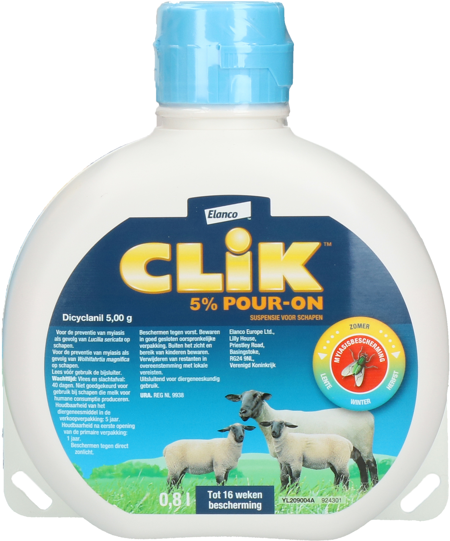 Clik 5% Pour-On REG NL URA - Afbeelding 2