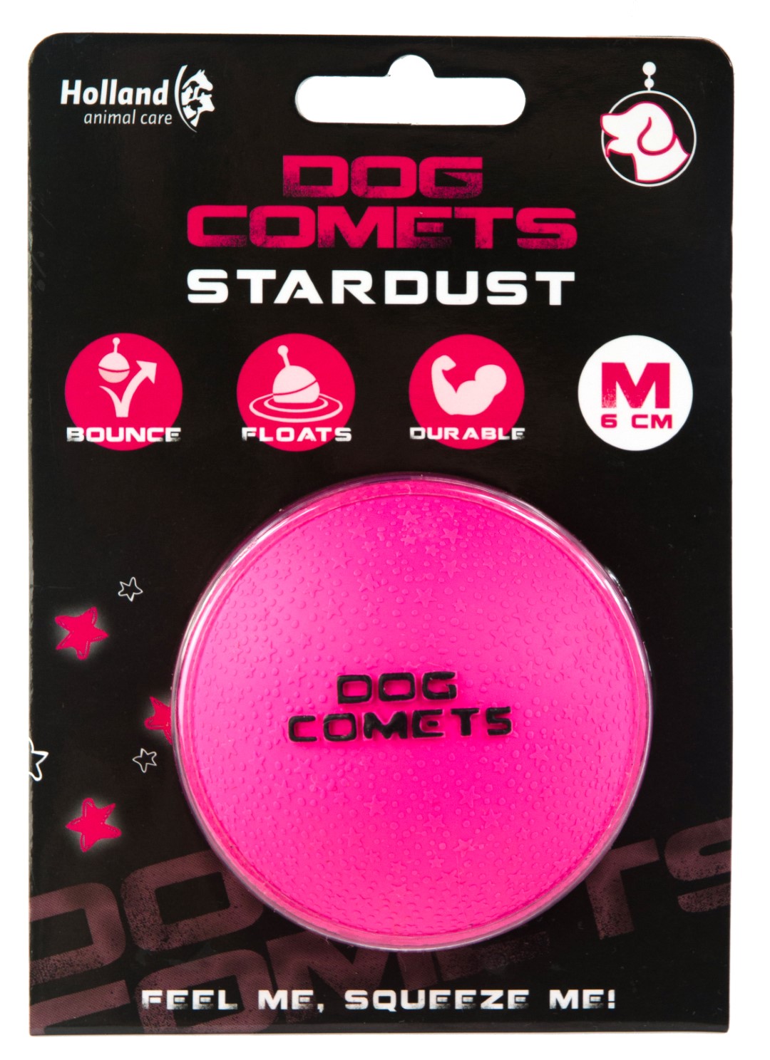 Dog Comets Ball Stardust Roze M - Afbeelding 5