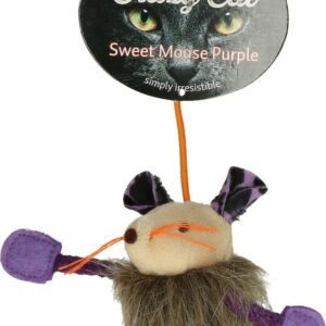 Crazy Cat Sweet Mouse Purple met 100% Madnip