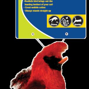 Feathered Kitty Wobbler rood