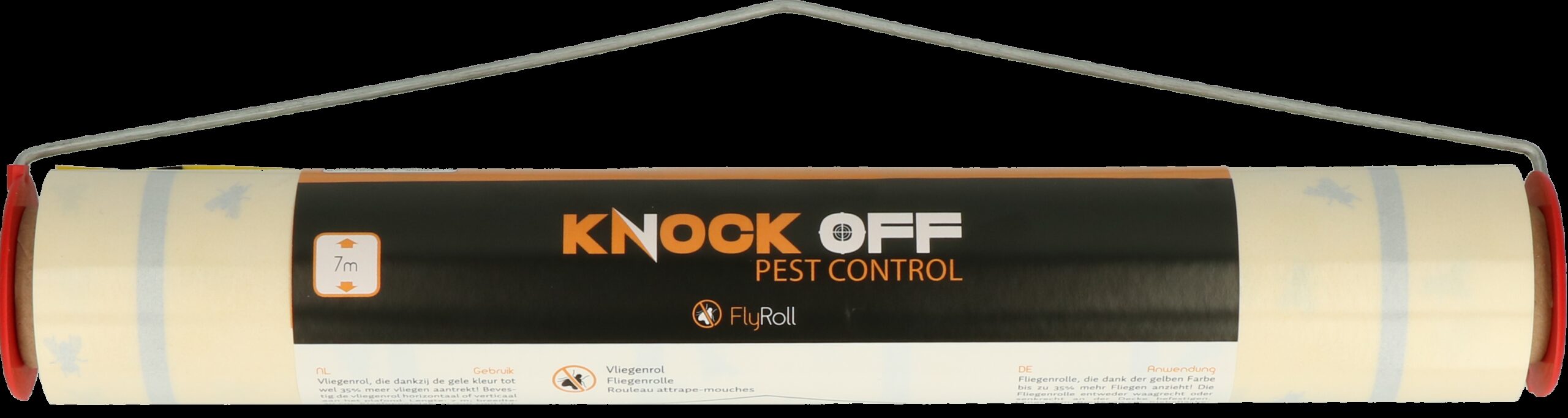 Knock Off Vliegenkleefrol Geel 7 M
