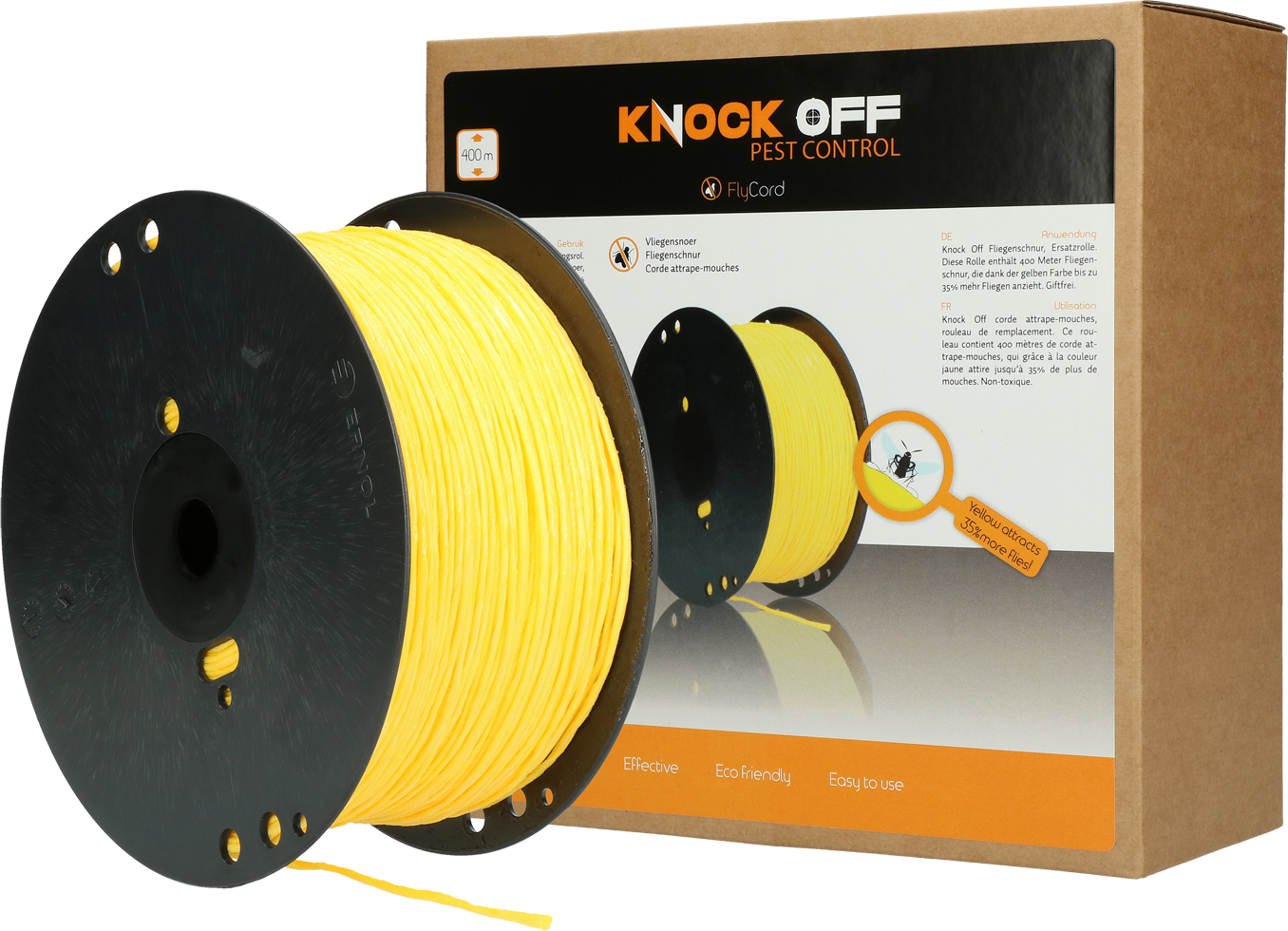 Knock Off Vliegensnoer Vervangingsrol 400 m