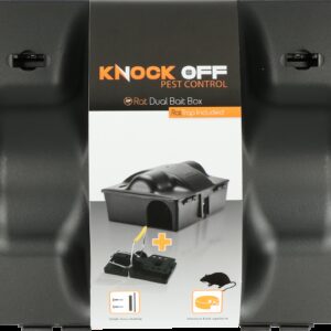 Knock Off Voerdoos Rat/Muis Dual bait incl. rattenklem