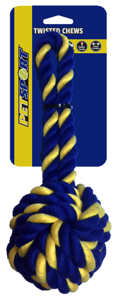 Braided Cotton Rope 28 cm Monkey Fist Large