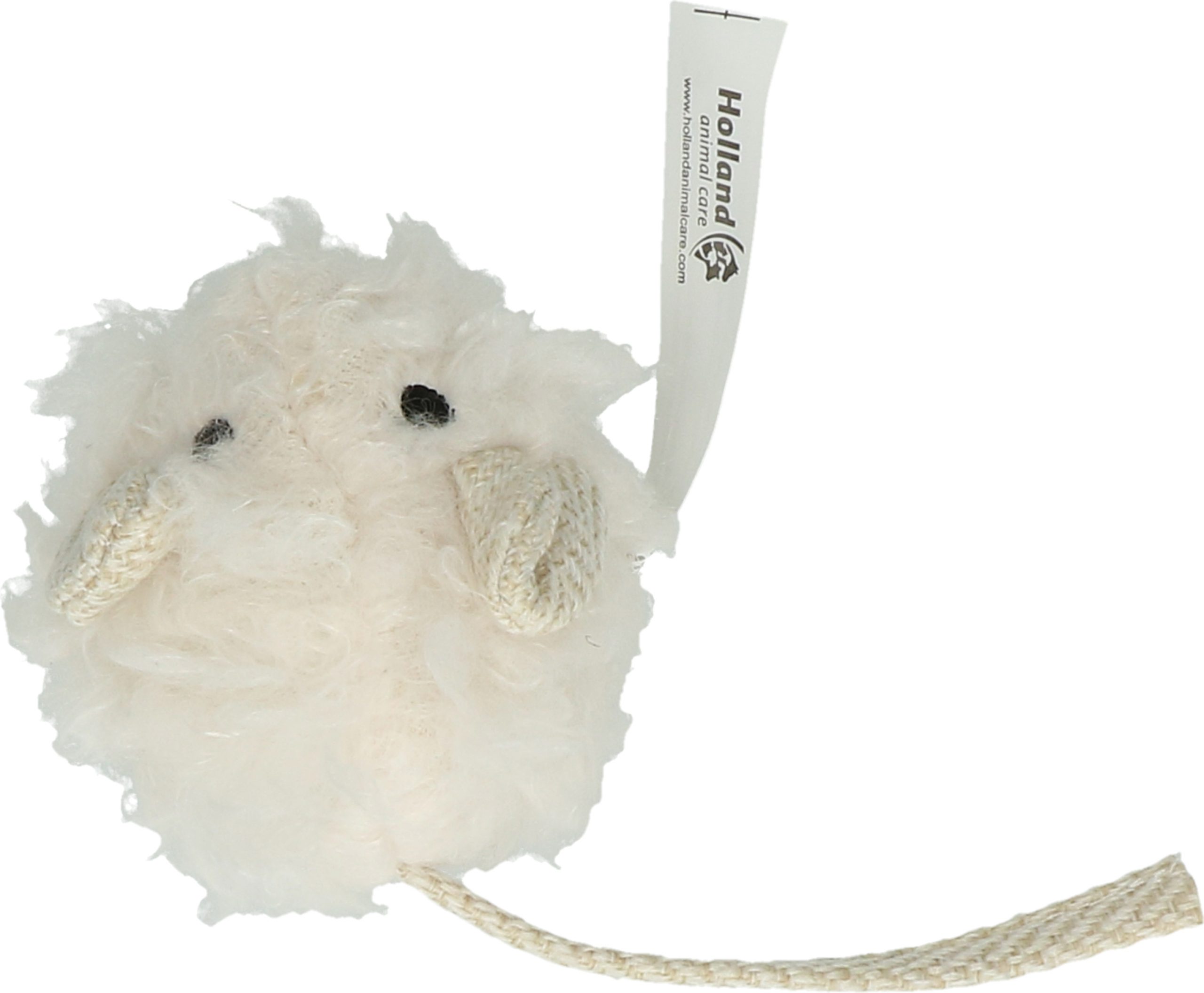 Wooly Luxury Muis Wit - Afbeelding 4