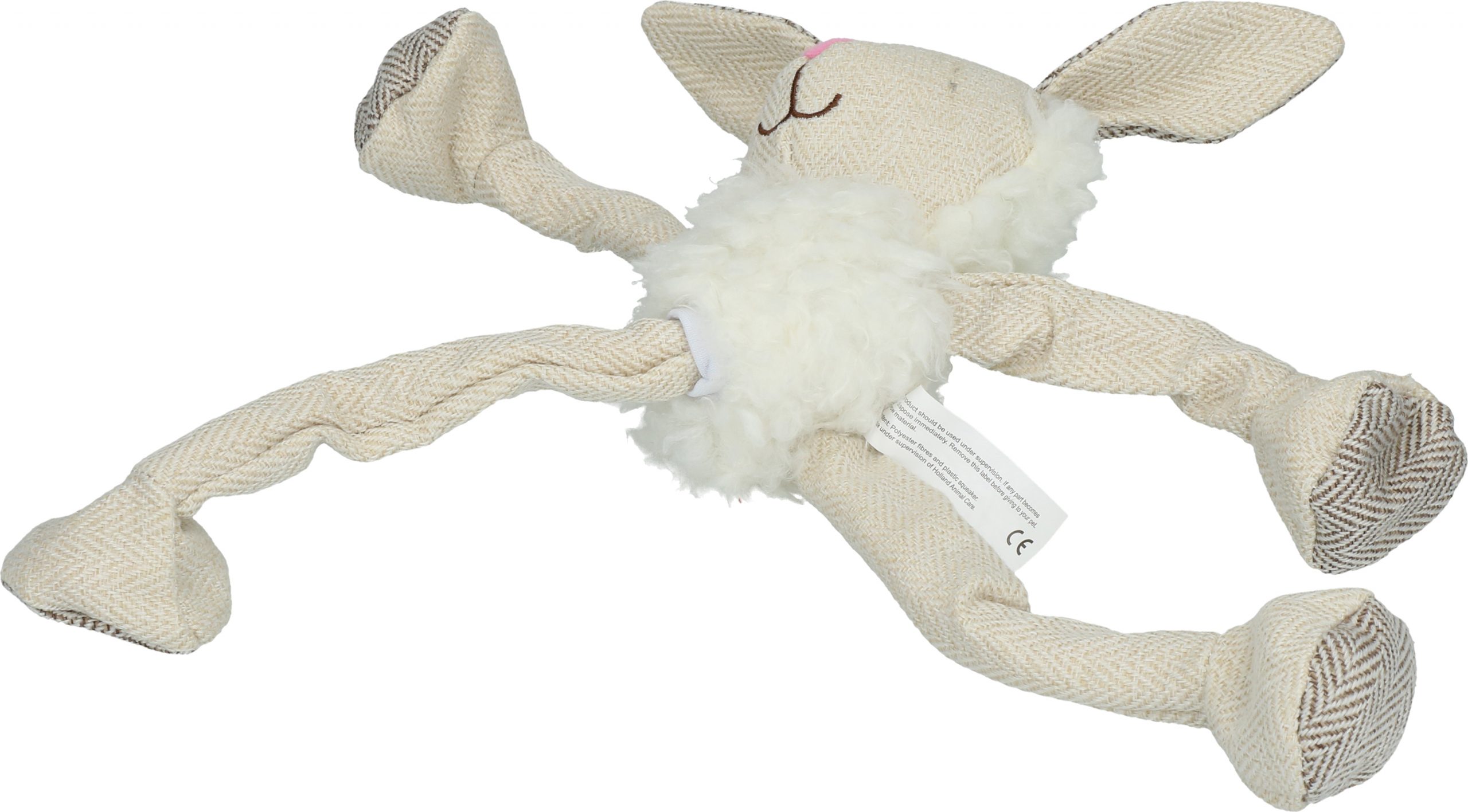 Wooly Luxury Fluffy Konijn Wit - Afbeelding 3