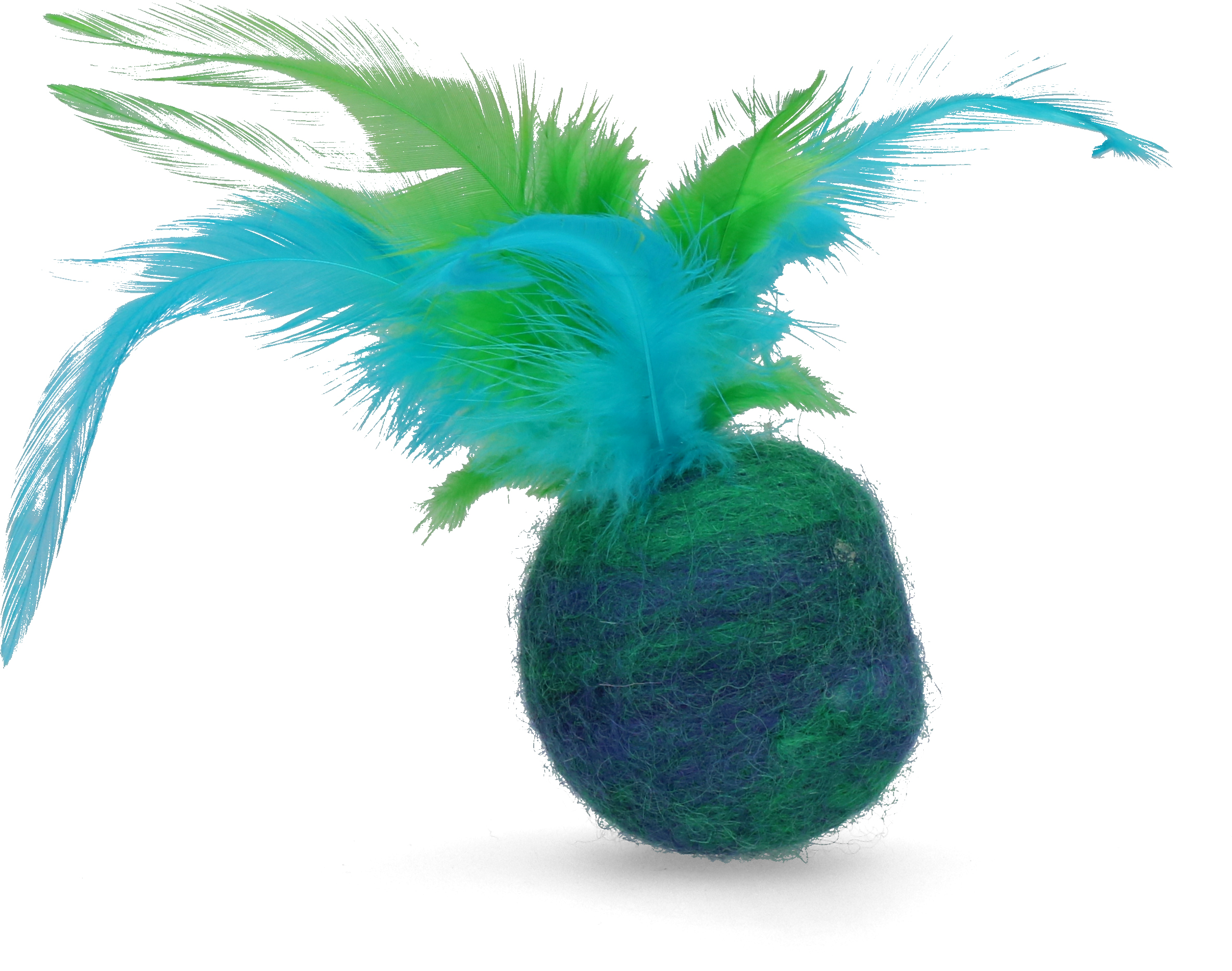 Wooly Luxury Feather Dream Ball Green - Afbeelding 5