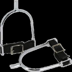 Sporen incl. riem Heren 30 mm rechte vorm