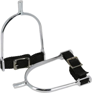 Sporen incl. riem Heren 30 mm rechte vorm