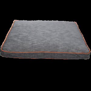 KONG Rectangle Beds Large, Grijs met oranje lijn