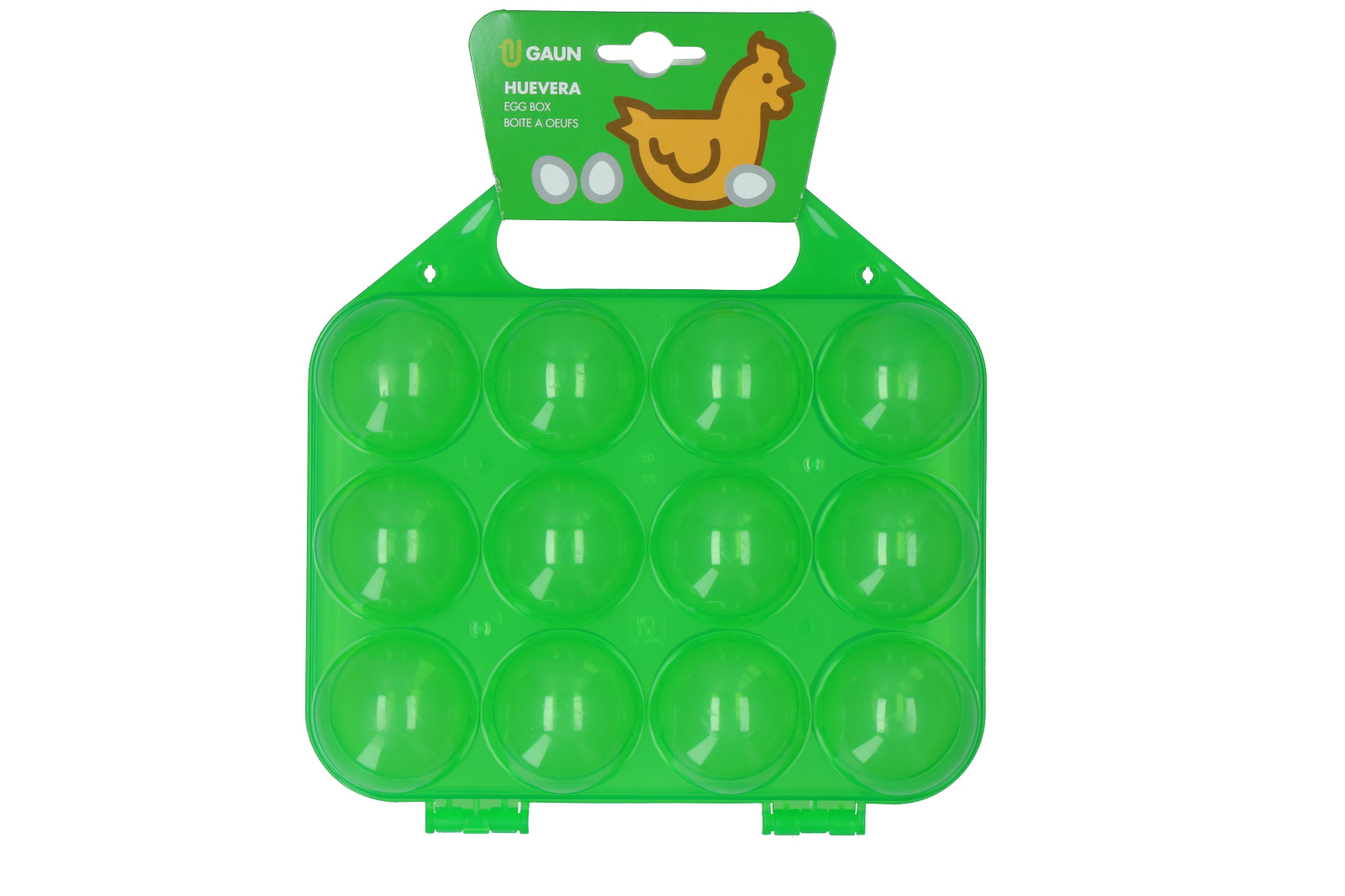 Pluimvee eieren traytje Lime 12 st.