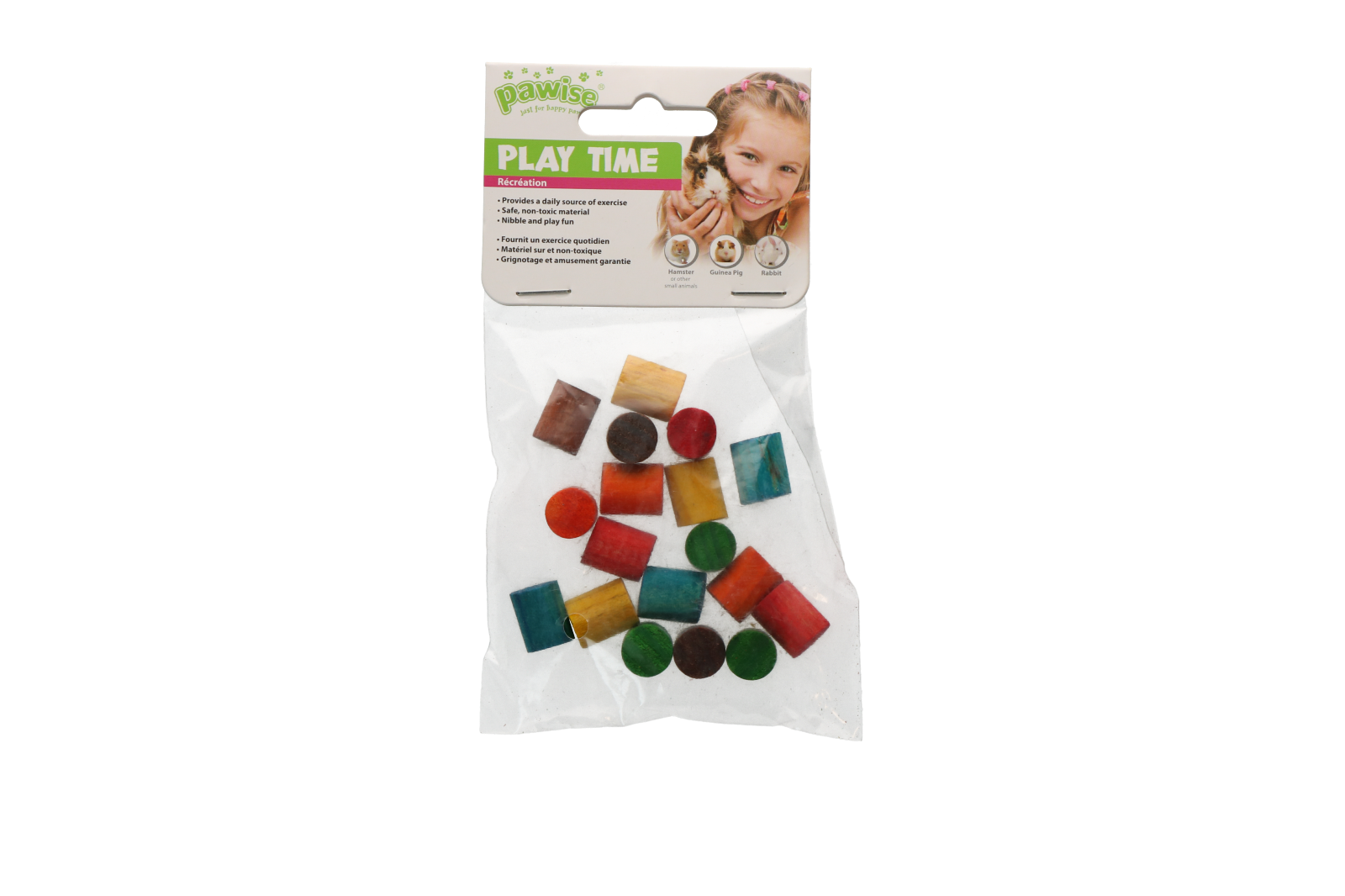 Small pet play round stix