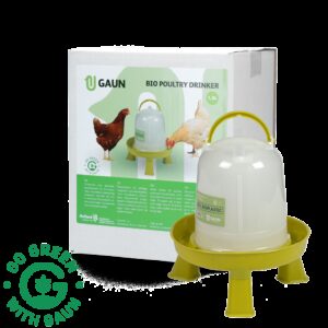 Pluimvee drinktoren 1,5 l Bio green lemon op pootjes