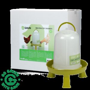 Pluimvee drinktoren 5 l Bio green lemon op pootjes