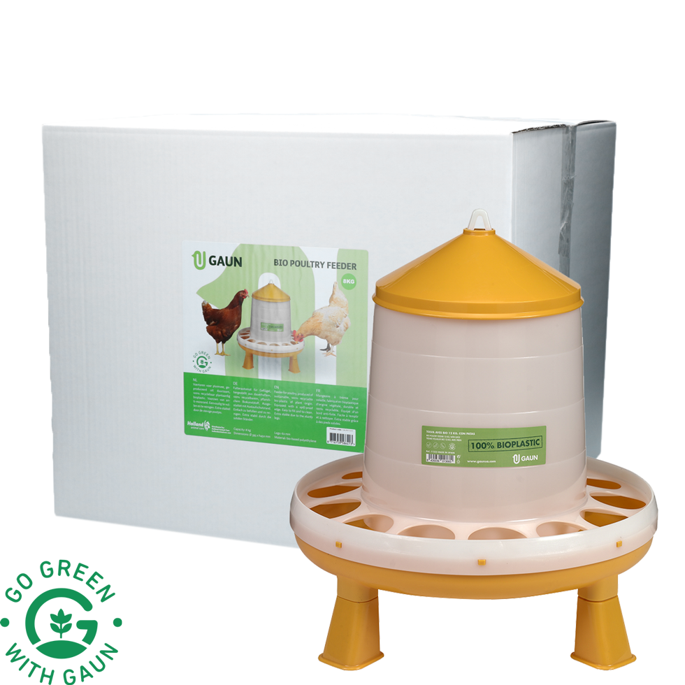 Pluimvee voertoren 8 kg Bio green lemon op pootjes