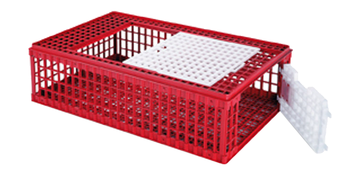 Pluimvee transportbox kunststof