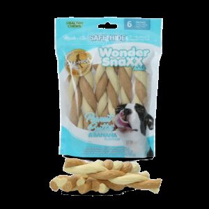 Wonder Snaxx Twists pinda en banaan