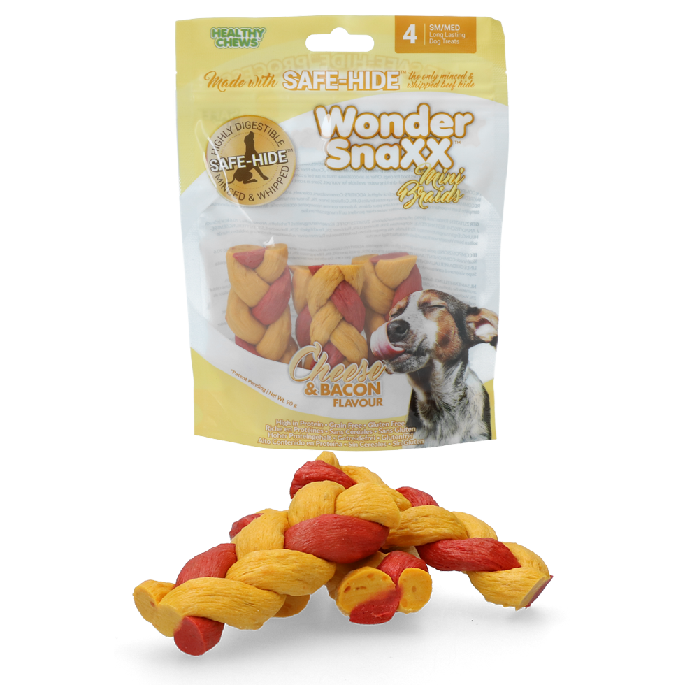 Wonder Snaxx MINI Braid kaas en spek