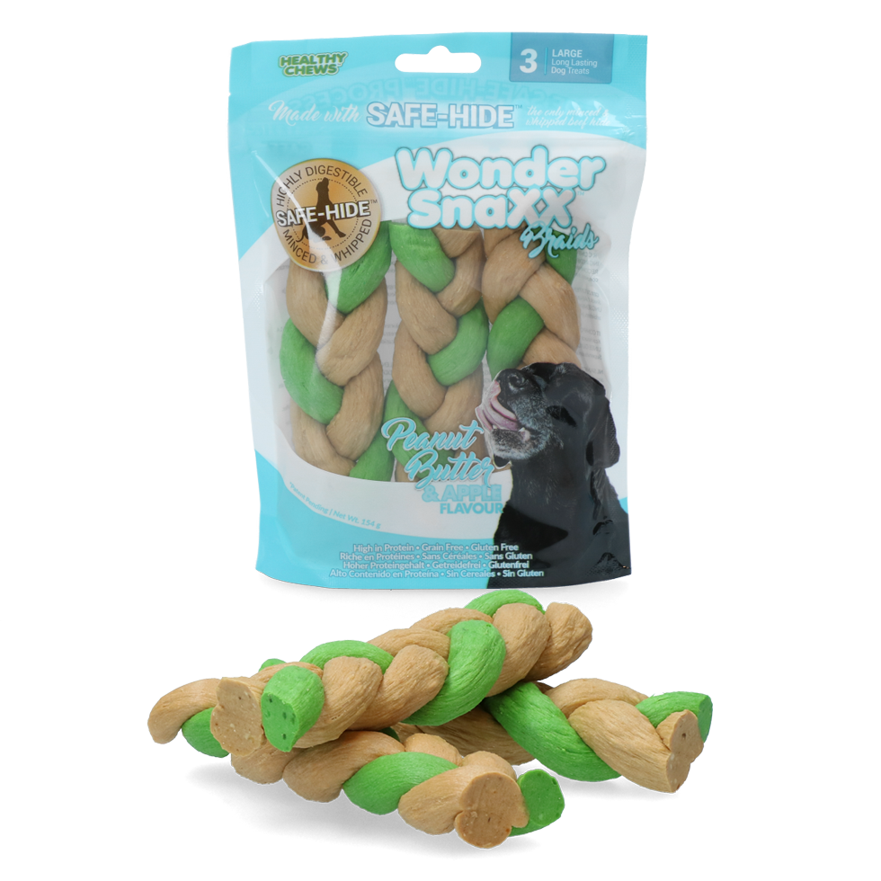 Wonder Snaxx Braid pinda en appel