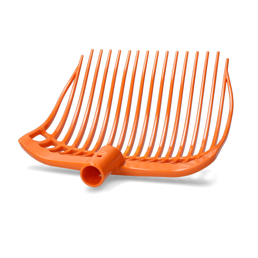 Mestvork kunststof Medium oranje zonder steel
