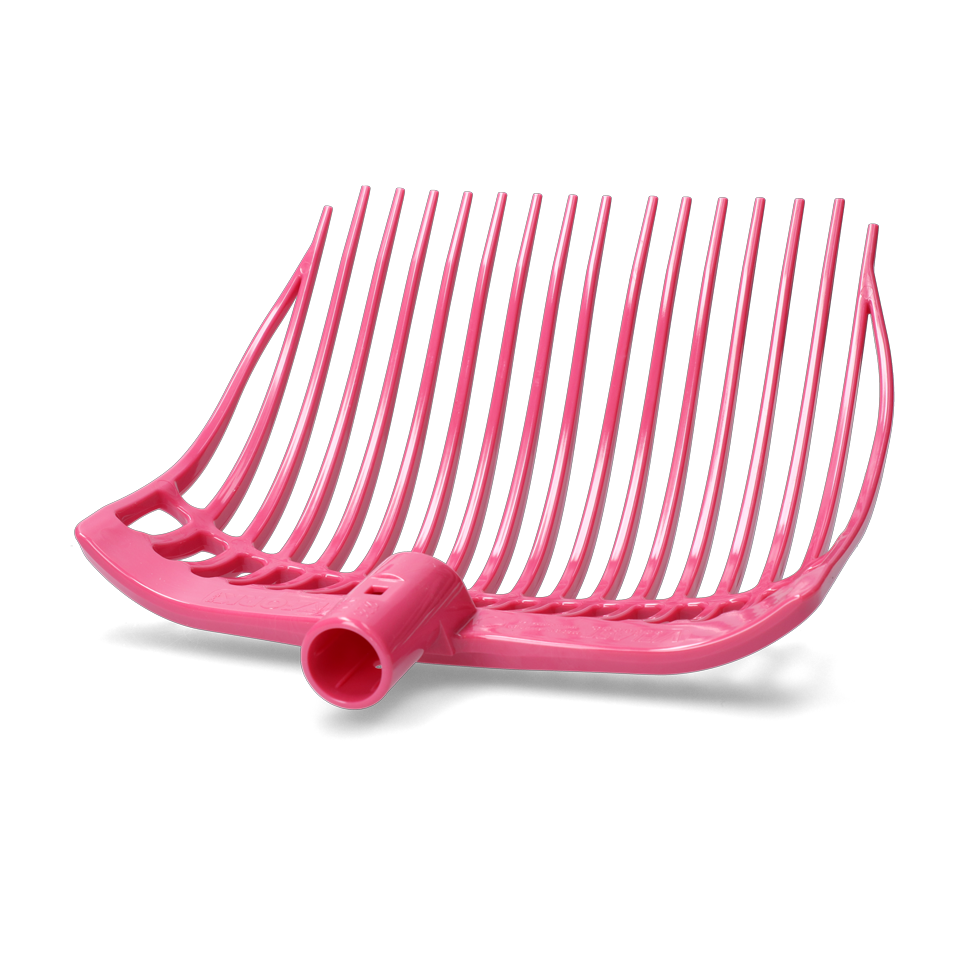 Mestvork kunststof Medium roze zonder steel