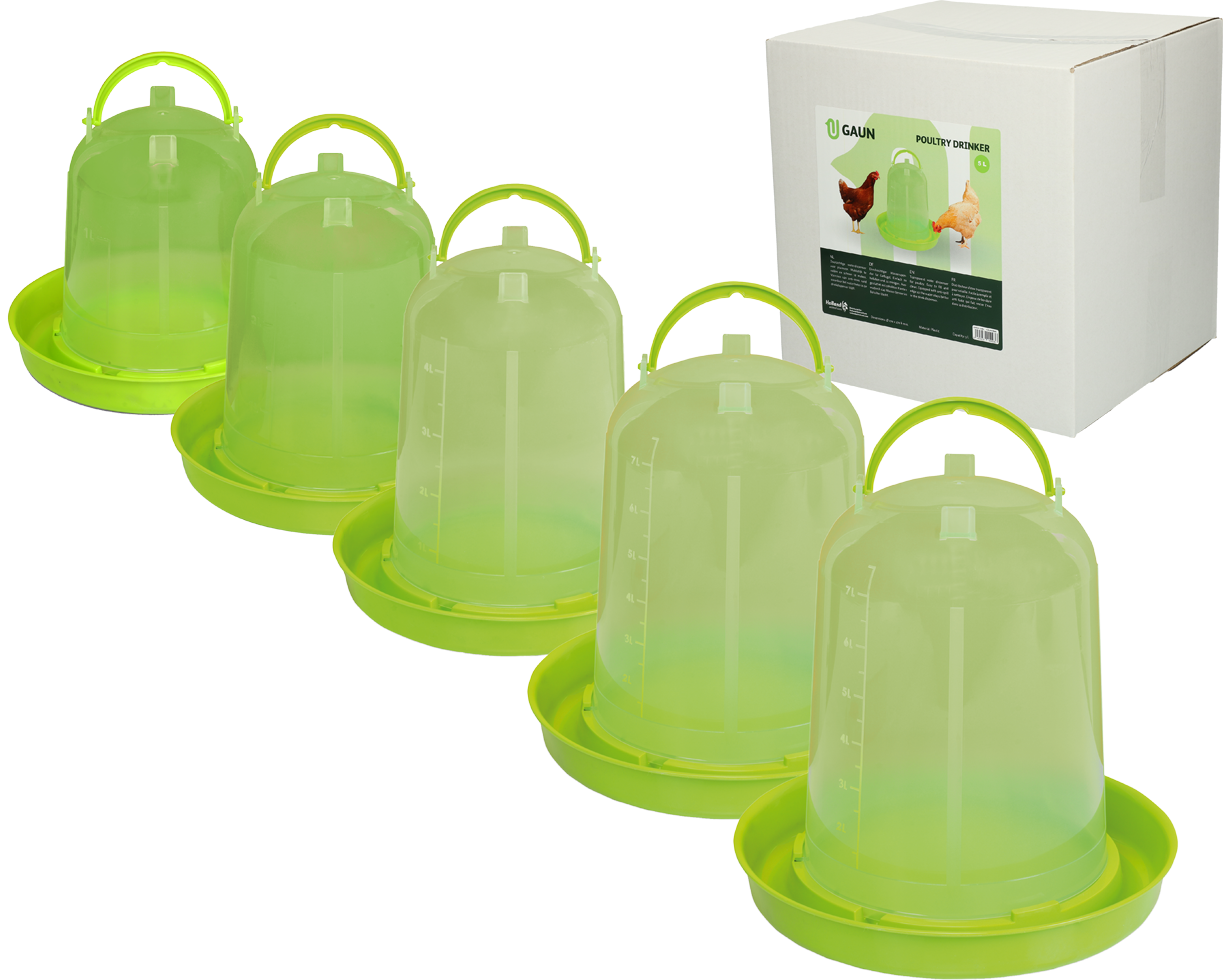 Pluimvee drinktoren 8 l green lemon
