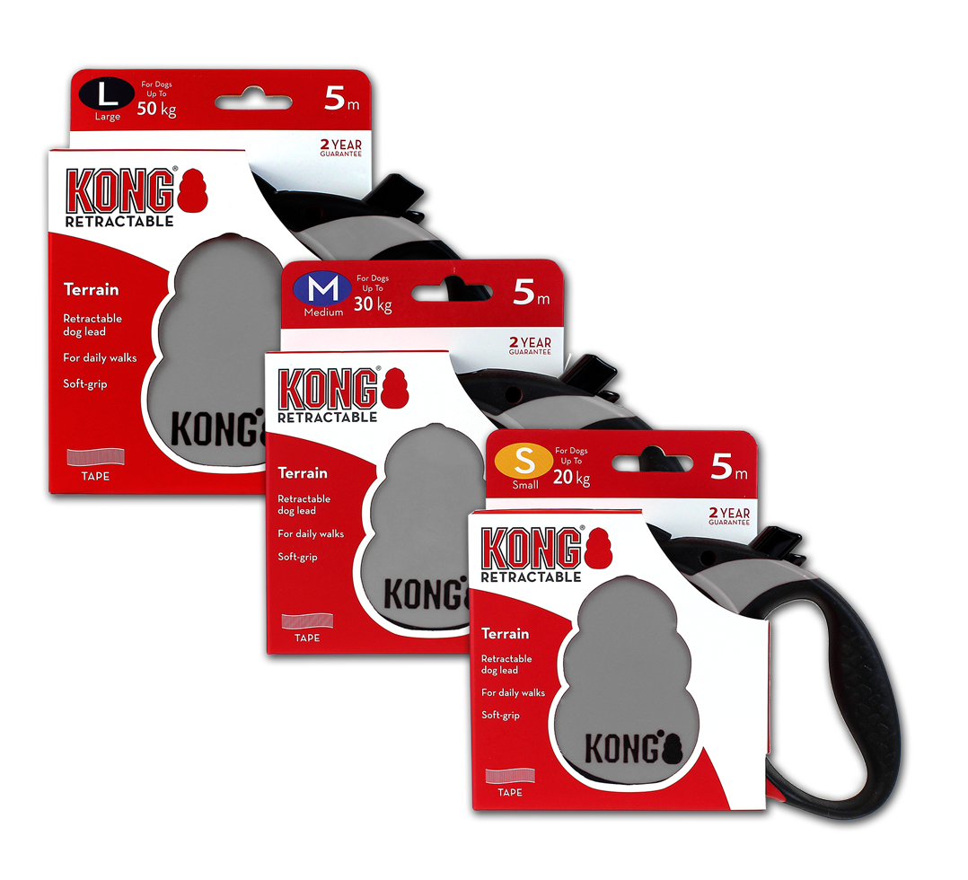 KONG Rollijn Terrain Grey L (5m/50kg) - Afbeelding 2