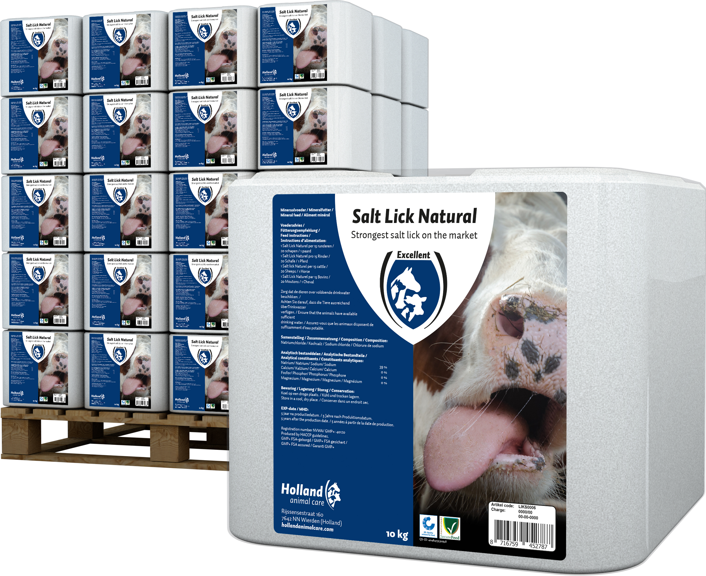 Liksteen "Naturel" 10 kg - Afbeelding 2