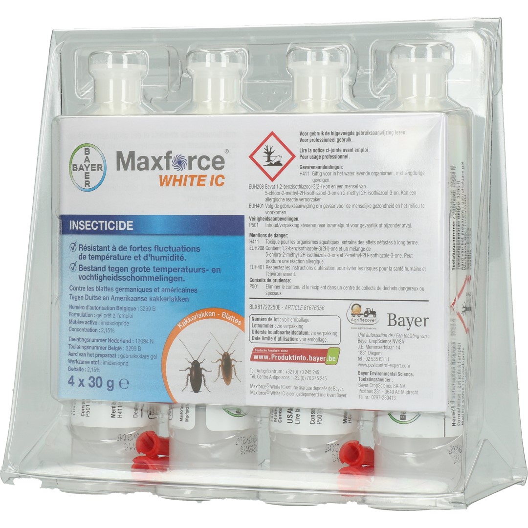 Maxforce White IC Kakkerlakken Gel - Afbeelding 5