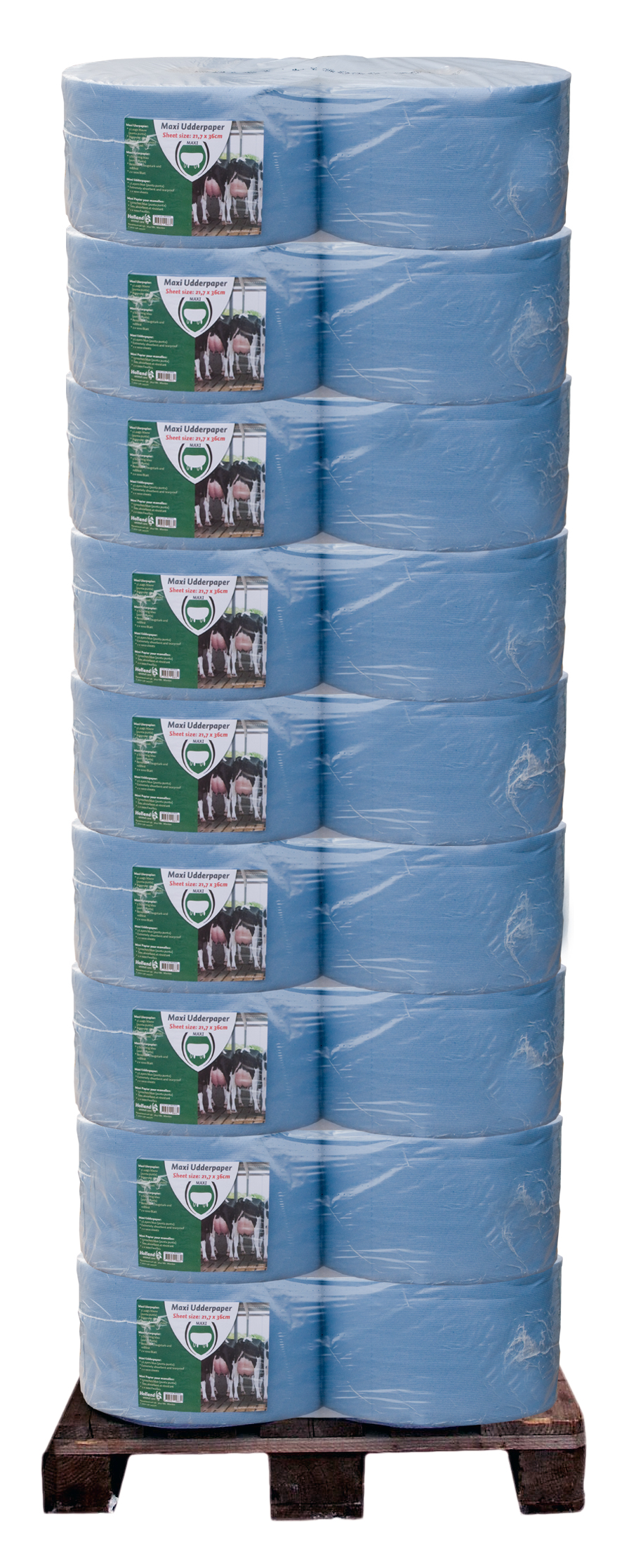 Maxi Uierpapier Large 21,7x36cm blauw - Afbeelding 5