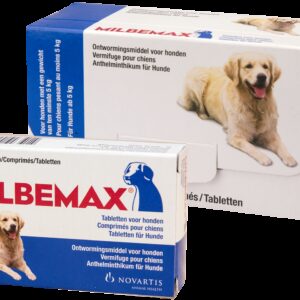 Milbemax Tabletten Hond Groot 4 tabl. 5-75kg