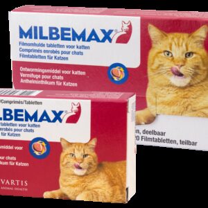Milbemax Tabletten Kat Groot 4 tabl. >2kg