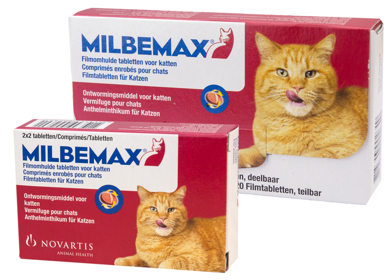 Milbemax Tabletten Kat Groot 4 tabl. >2kg