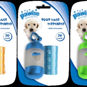 Pawise Poop Bags Dispenser (incl. 2 x 20 bags)