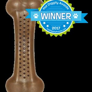 Pet Qwerks Flavorit Nylon Bark Bone Chicken Small