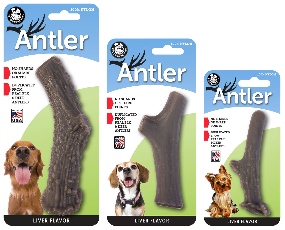 Pet Qwerks Nylon Liver Antler M 12 cm