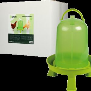 Pluimvee drinktoren 10 l green lemon op pootjes