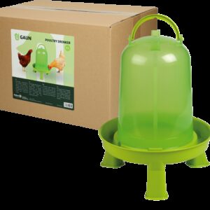 Pluimvee drinktoren 8 l green lemon op pootjes