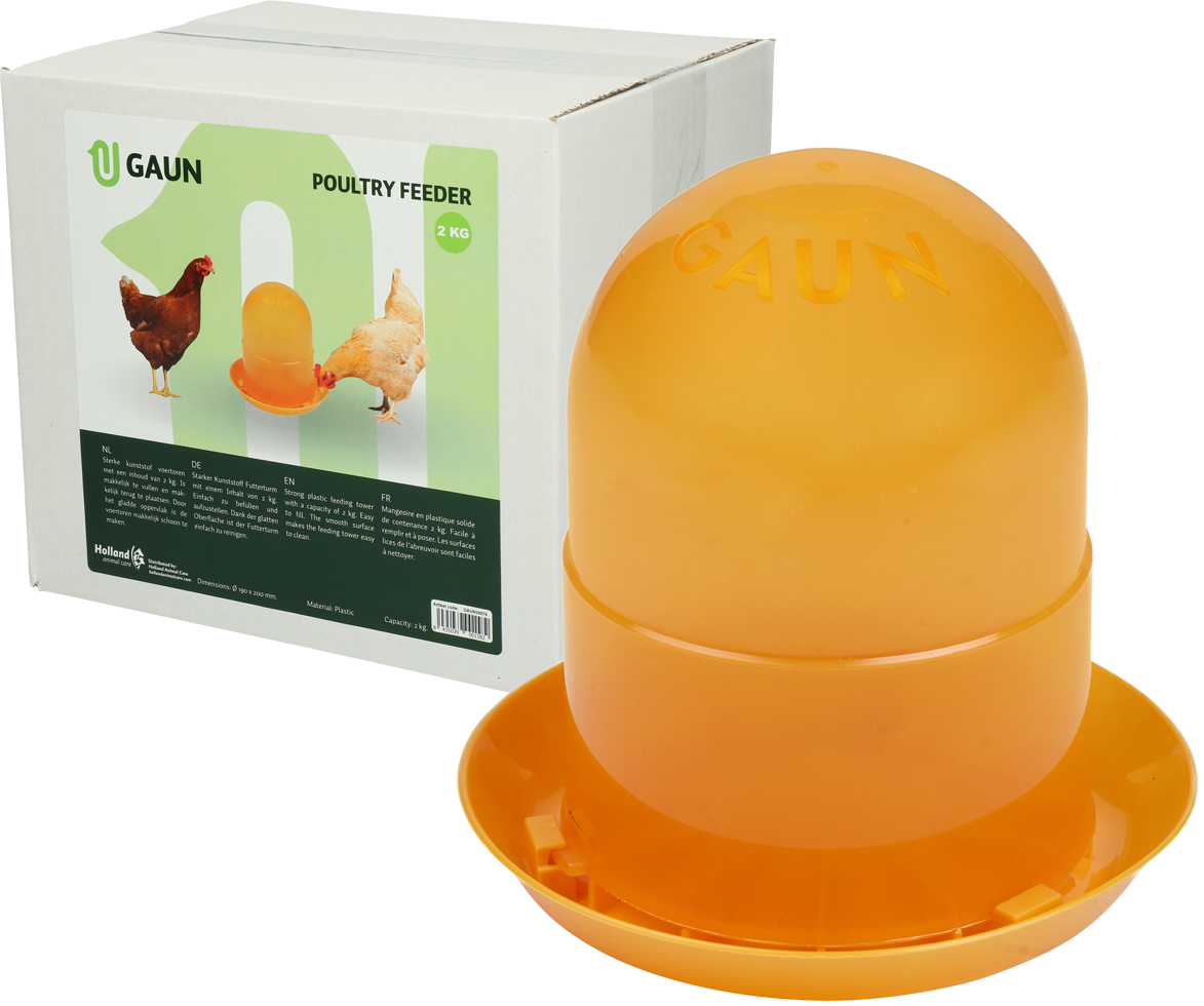 Pluimvee voertoren 2 kg orange