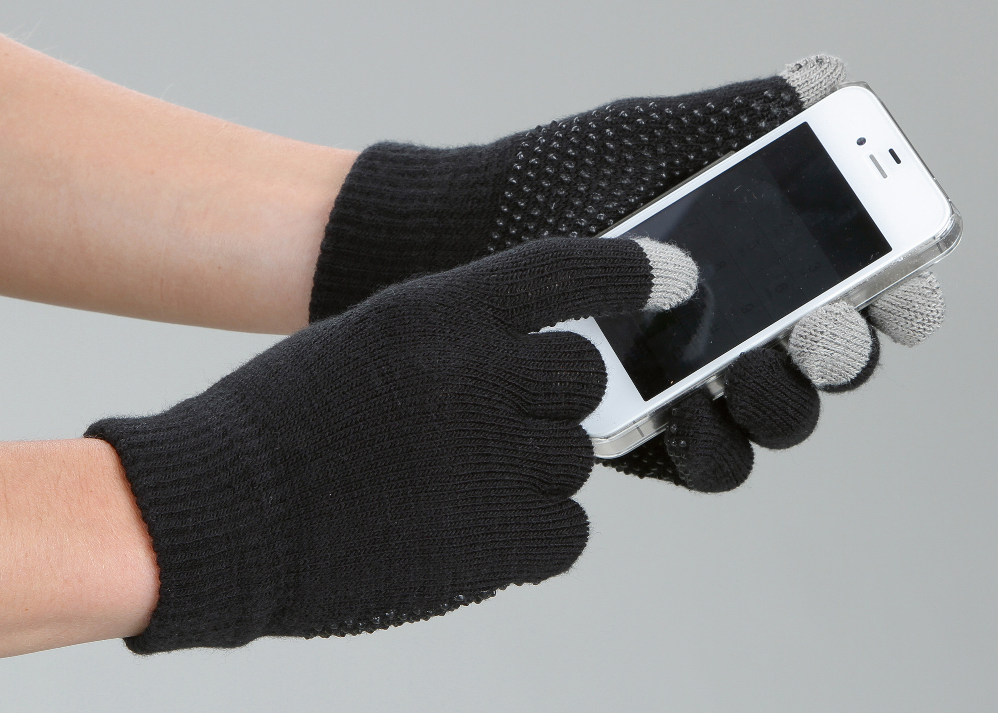 Rijhandschoen Magic Touch zwart 1size4all - Afbeelding 3